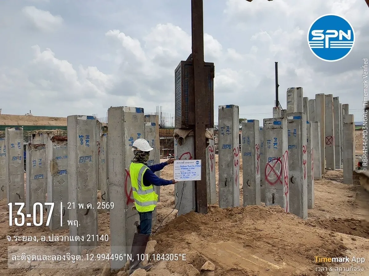 ต้องทดสอบเสาเข็มกี่ต้น เกณฑ์การสุ่มทดสอบ Seismic PDA Static Load Test