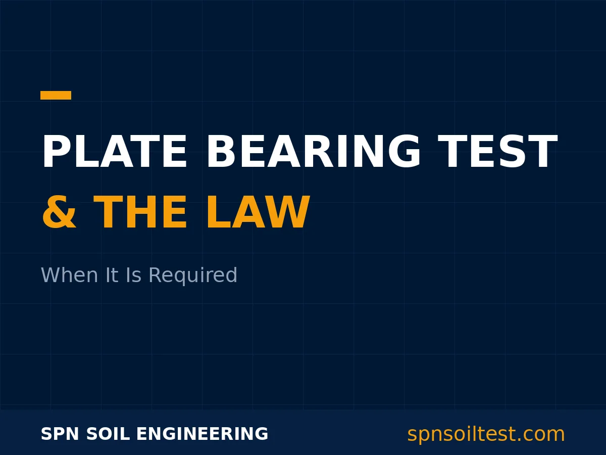 Plate Bearing Test กฎหมายบังคับเมื่อไหร่? เกณฑ์ 200 kPa