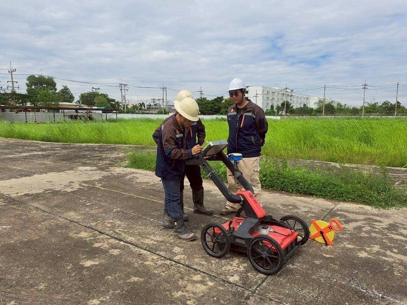 Ground Penetrating Radar — สแกนภาคสนาม
